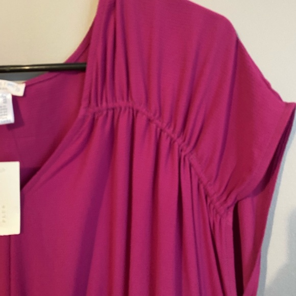 Laura - BNWT London Times Fuscia Party Dress Size 16W - Picture 4 of 8